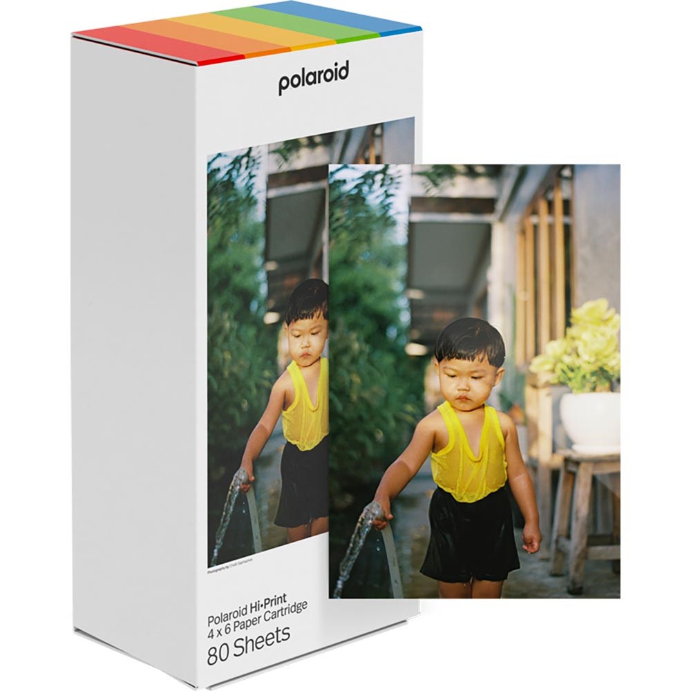 Polaroid Hi-Print 4x6 Fotopapir og Farvepatron - 80 ark - (DEMO)
