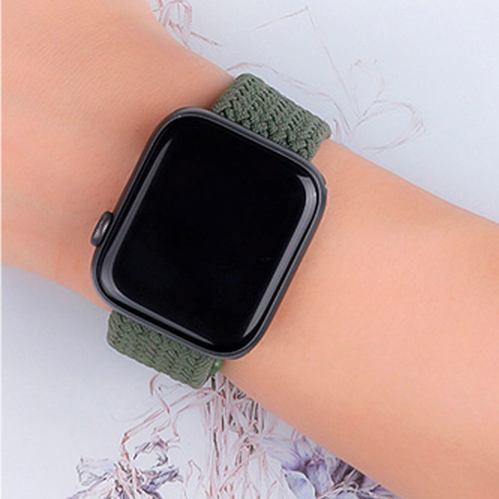 Apple Watch (42/44/SE/45/46/49mm) Hurtel Urrem i Stof - Orange