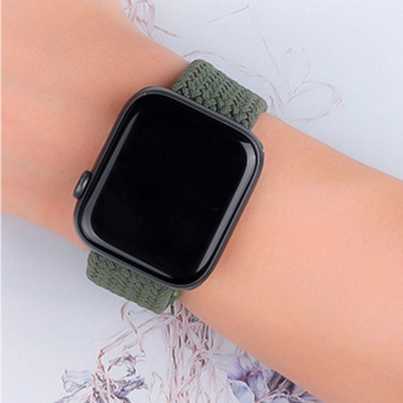 Apple Watch (42/44/SE/45/46/49mm) Hurtel Urrem i Stof - Orange