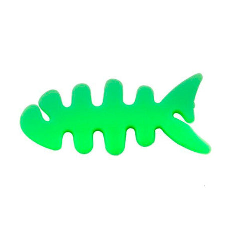 Mini Kabelopruller i Plastik - Fisk - Grøn