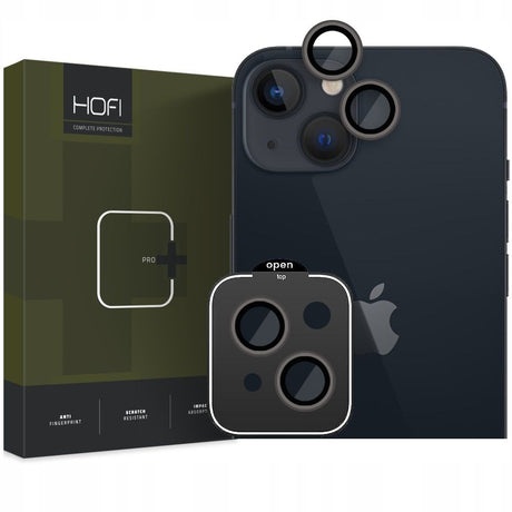 iPhone 15 / 15 Plus HOFI Camring Pro+  Kameralinse Glas - Sort