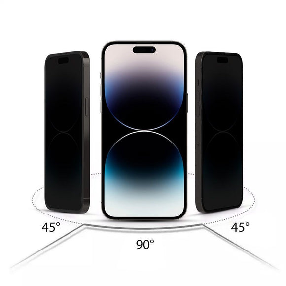 iPhone 15 Pro Hofi Glass Pro+ Skærmbeskyttelse m. Privacy Funktion - Case Friendly - Gennemsigtig