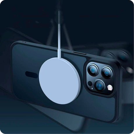 iPhone 15 Pro Tech-Protect Magmat Cover - MagSafe Kompatibel - Mat Titanium
