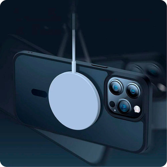 iPhone 15 Pro Tech-Protect Magmat Cover - MagSafe Kompatibel - Mat Titanium