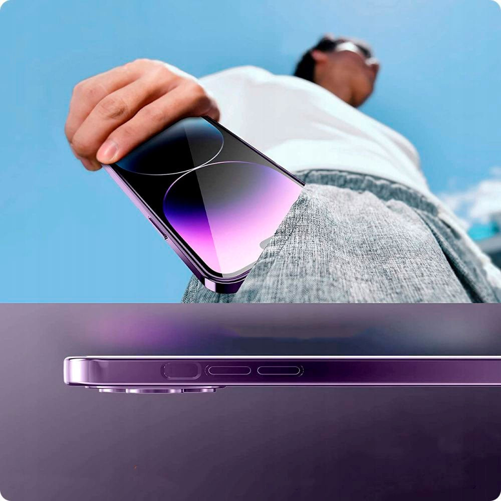 iPhone 15 Tech-Protect MagShine Cover - MagSafe Kompatibel - Gennemsigtig / Mørkeblå