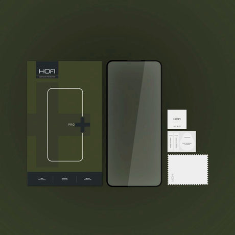 Motorola Moto G54 Hofi Glass Pro+ Hærdet Glas Skærmbeskyttelse - Case Friendly - Sort Kant