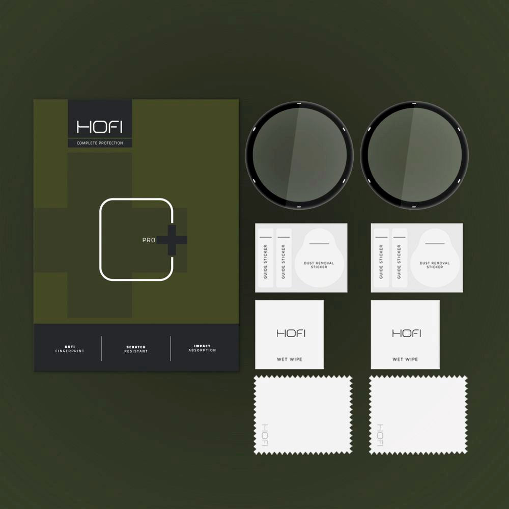 Garmin Vivoactive 5 HOFI Glass Pro+ Skærmbeskyttelse - 2-pak - Sort Kant