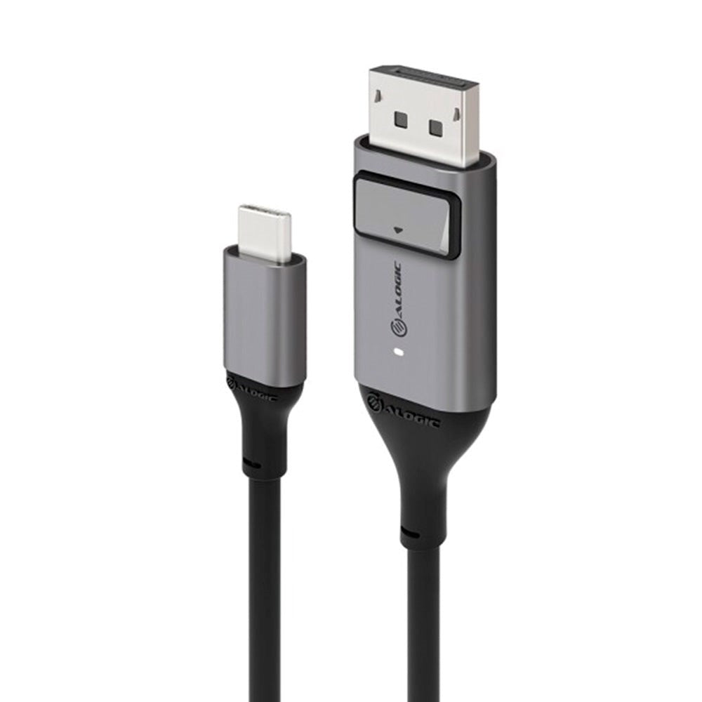 ALOGIC Ultra USB-C til DisplayPort 4K 60Hz Kabel - 2m - Sort
