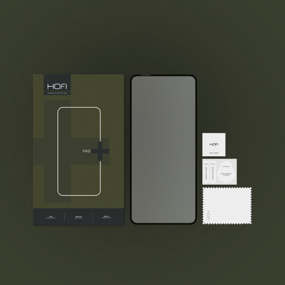 Motorola Moto G72 Hofi Glass Pro+ Hærdet Glas Skærmbeskyttelse - Case Friendly - Sort Kant