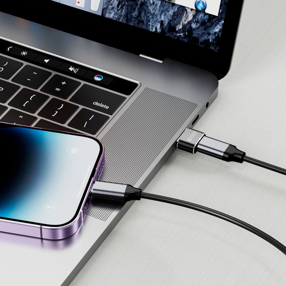Tech-Protect Ultraboost USB-A til USB-C Adapter - Sort