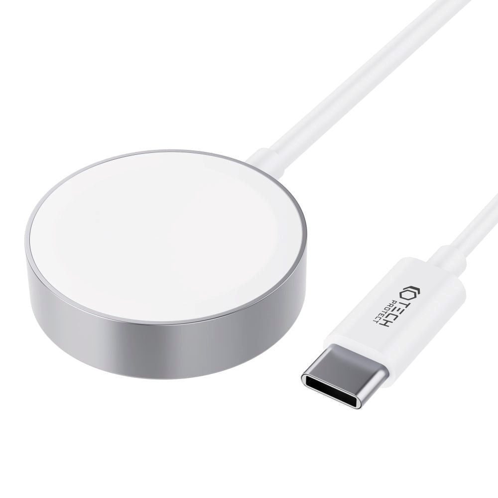 Tech-Protect Ultraboost Opladekabel til Apple Watch (2.5W) - 1.2m - Hvid