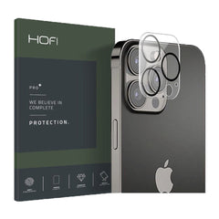 iPhone 13 Pro / 13 Pro Max Hofi Cam Pro+ Beskyttelsesglas til Kameralinse - Kamerabeskyttelse - Gennemsigtig / Sort