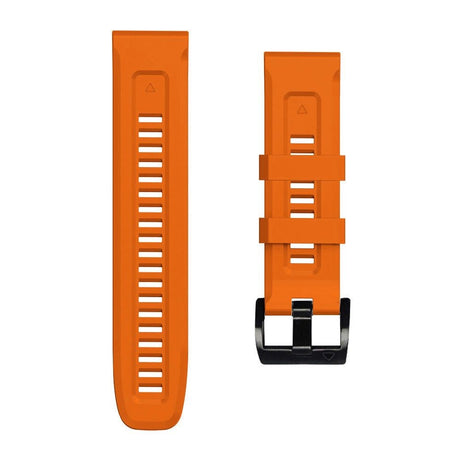 Universal Garmin 26mm QuickFit Tech-Protect Iconband Line Silikone Rem - Orange