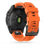 Universal Garmin 26mm QuickFit Tech-Protect Iconband Line Silikone Rem - Orange