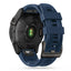 Universal Garmin 26mm QuickFit Tech-Protect Iconband Line Silikone Rem - Navy Blå