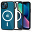 iPhone 13 Tech-Protect Magmat Cover - MagSafe Kompatibel - Gennemsigtig / Sort