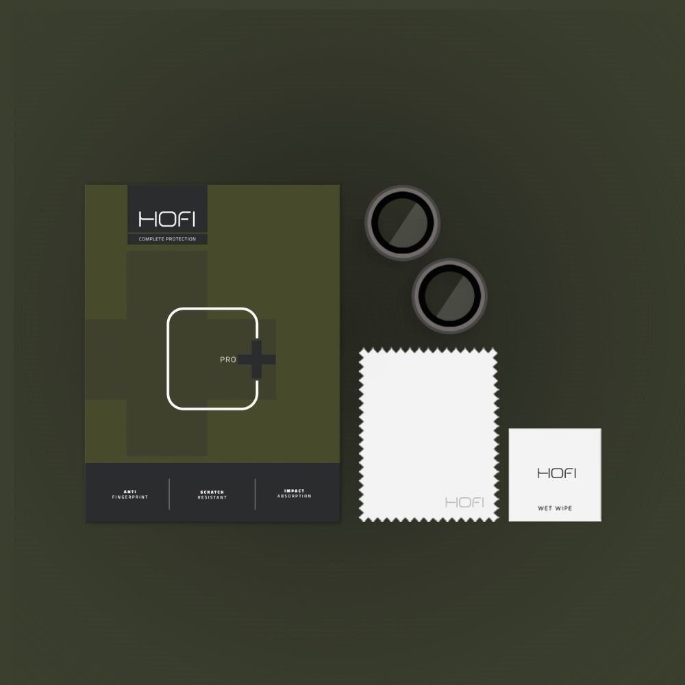 iPhone 14 / 14 Plus HOFI Camring Pro+  Kameralinse Glas - Sort