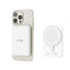 Tech-Protect LifeMag Trådløs & Magnetisk Powerbank 5000 mAh - MagSafe Kompatibel - Hvid