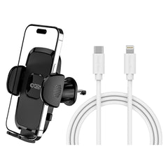 Kør-selv-ferie pakke 1 - inkl. Mobilholder / USB-C - Lightning Kabel
