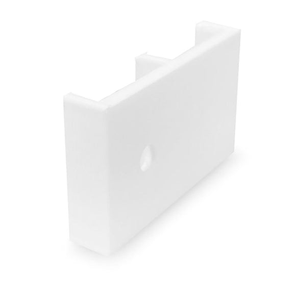Light Solutions - Dobbelt Beslag til Philips Hue LightStrip V4 & Gradient - 10 stk. - Hvid