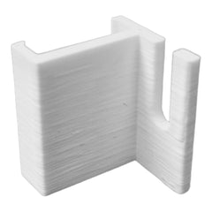 Light Solutions - Beslag til Philips Hue LightStrip V4 & Gradient 90° - 10 stk. - Hvid