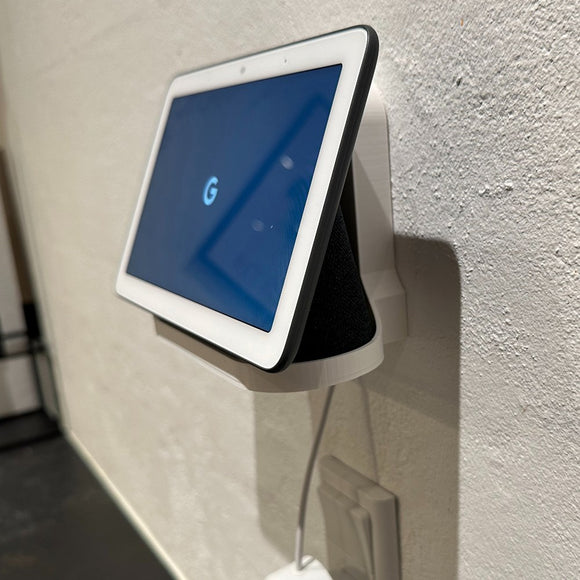 Light Solutions - Google Nest Hub Vægbeslag - Hvid