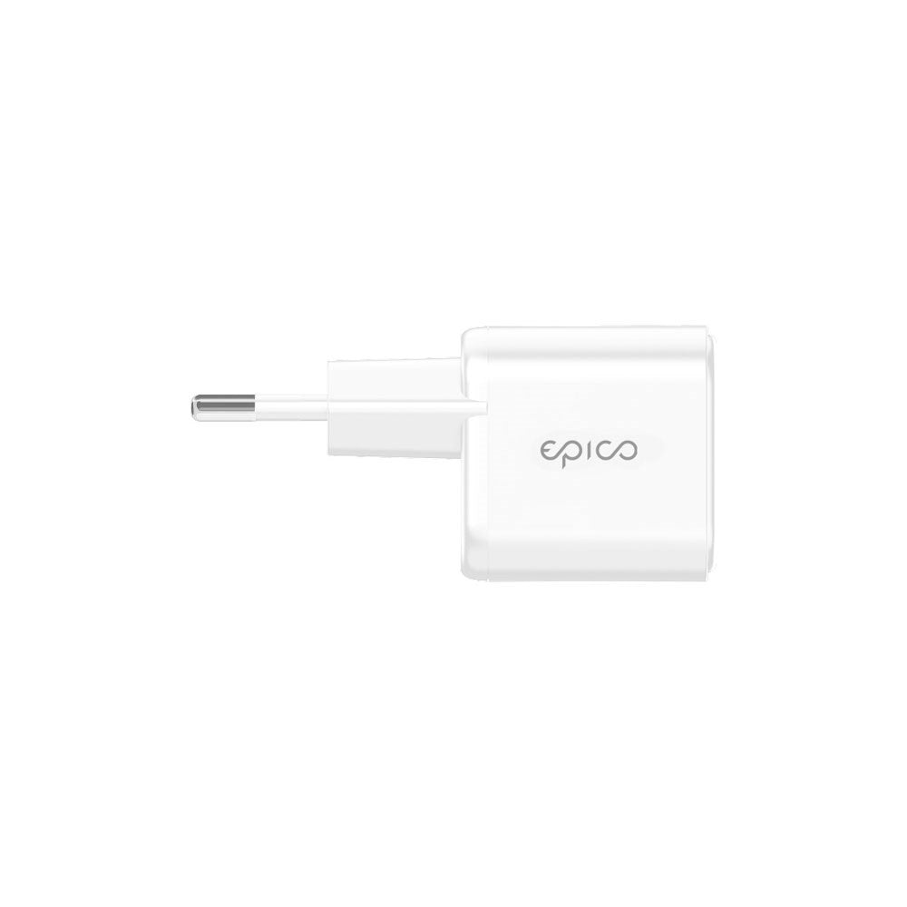 Epico UltraBoost Micro 100W Vægoplader m. USB-C - Hvid