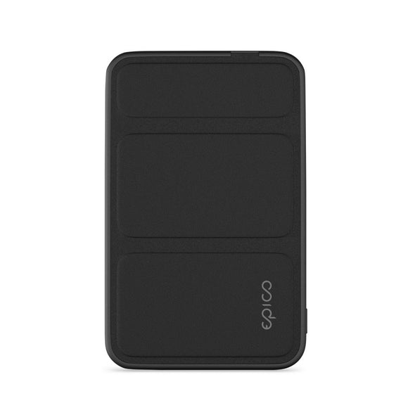 Epico UltraPack Stand 7.000mAh Powerbank m. 2 x USB-C - MagSafe Kompatibel - Sort