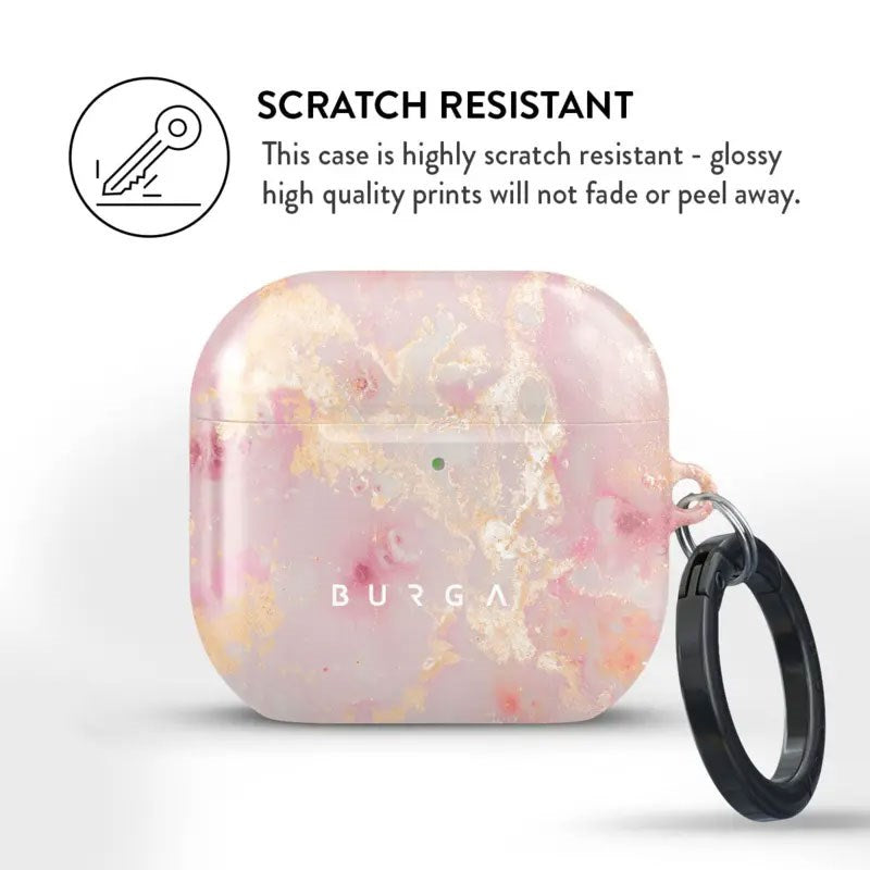 Apple AirPods (4. Gen.) Burga Cover m. Karabinhage - Golden Coral