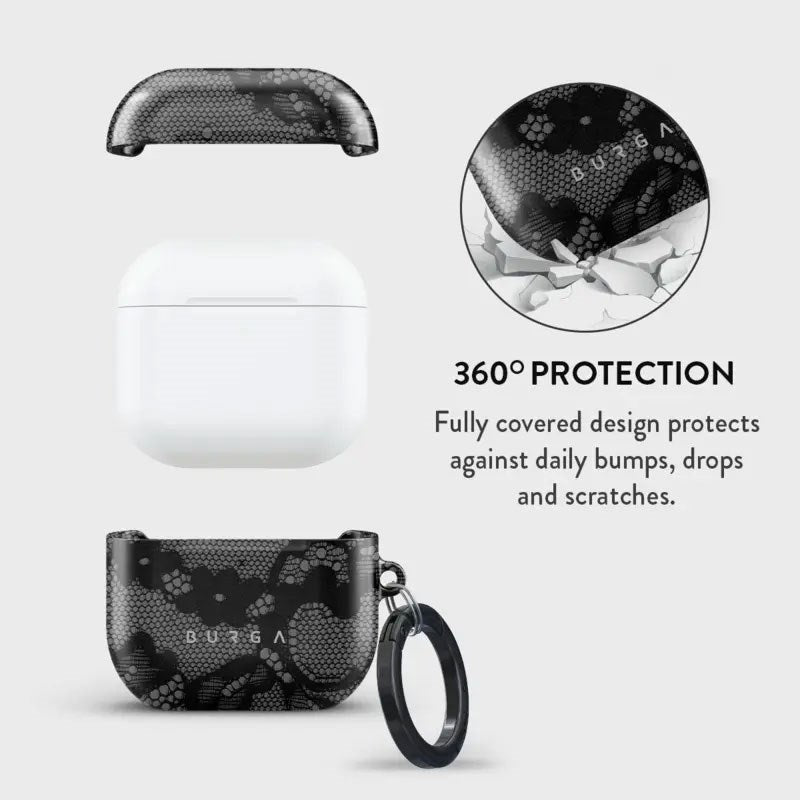 Apple AirPods (4. Gen.) Burga Cover m. Karabinhage - Magnetic