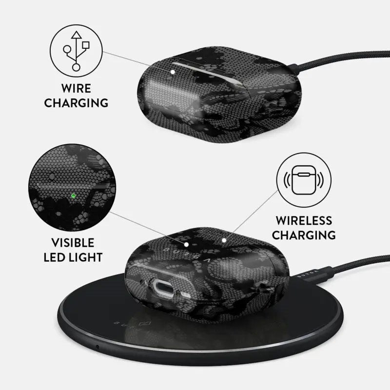 Apple AirPods (4. Gen.) Burga Cover m. Karabinhage - Magnetic