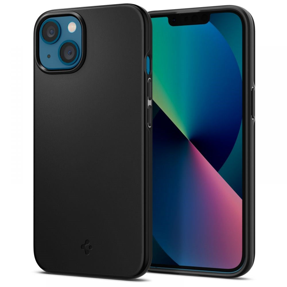 iPhone 13 Spigen Thin Fit Cover - Sort