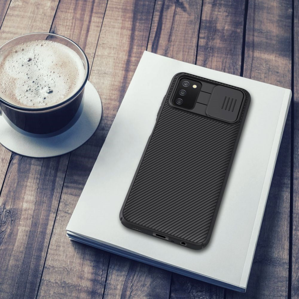 Samsung Galaxy A03s Nillkin Camshield Cover - Sort