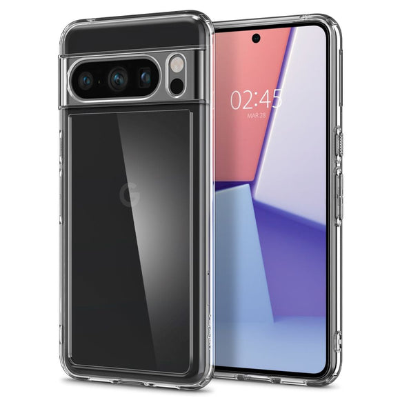 Google Pixel 8 Pro Spigen Ultra Hybrid Cover - Gennemsigtig