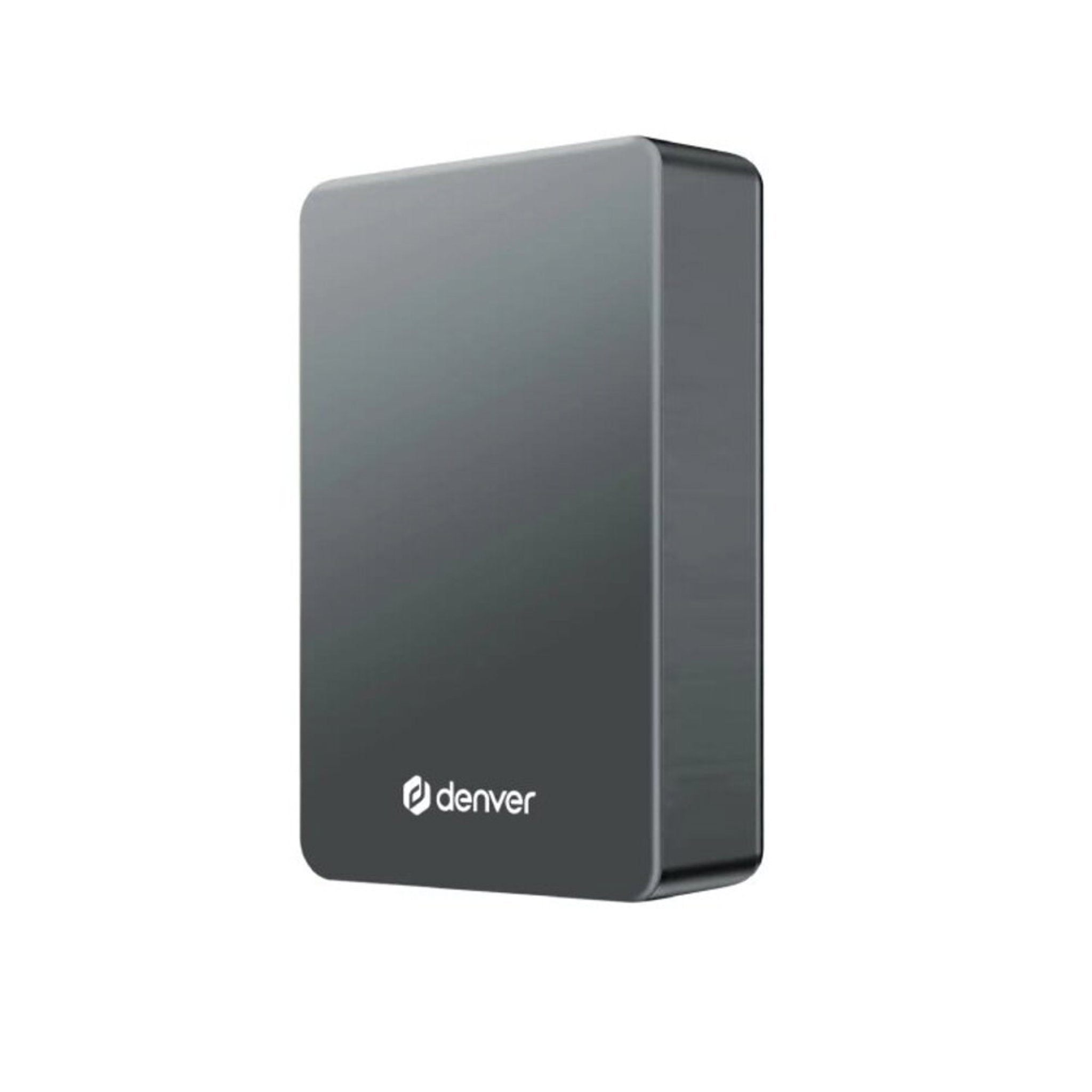 Denver PQCW-10015 Magnetisk Trådløs PowerBank - 15W / 10.000 mAh - MagSafe Kompatibel - Grå