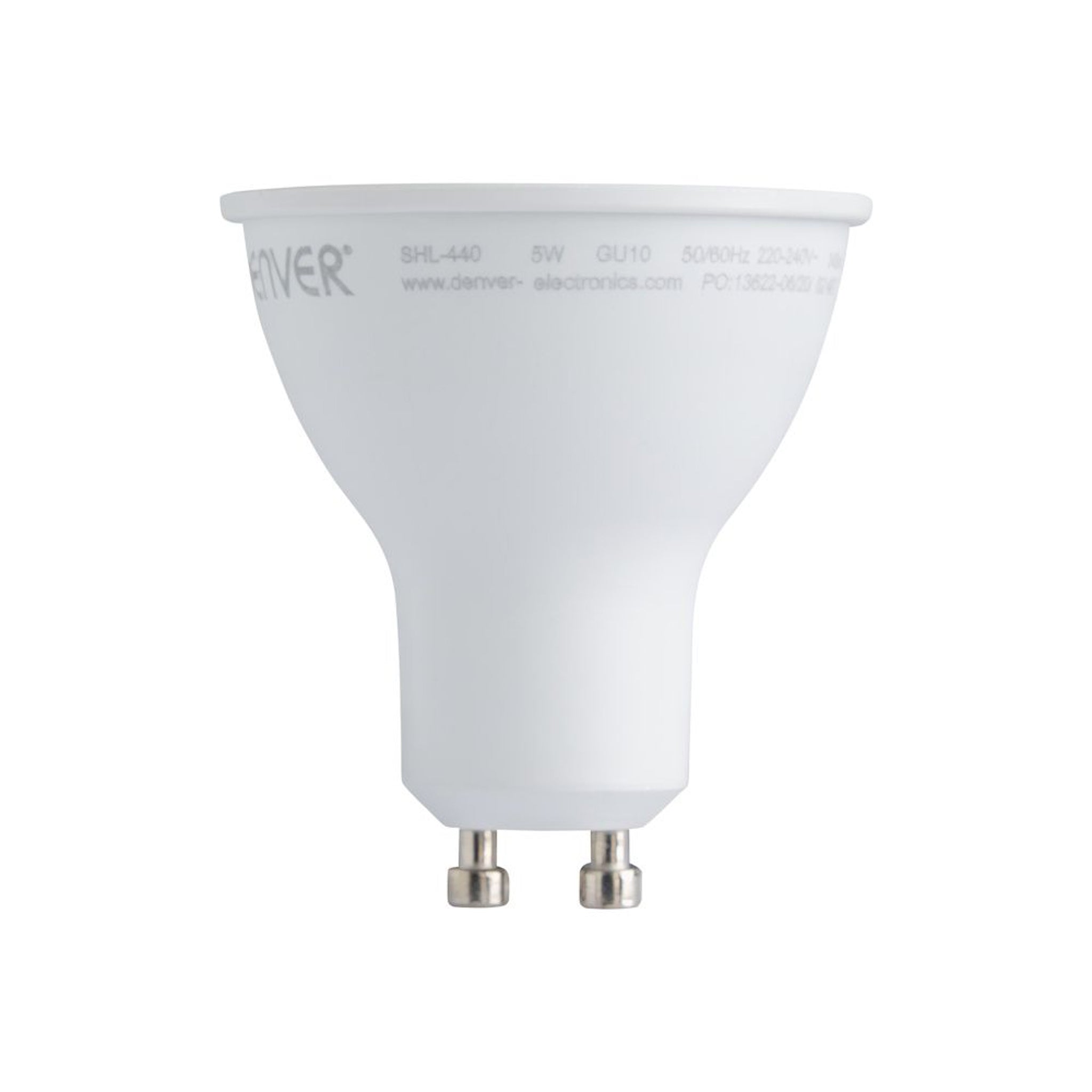 LED Smartpære Denver SHL-440 GU10 - Hvid