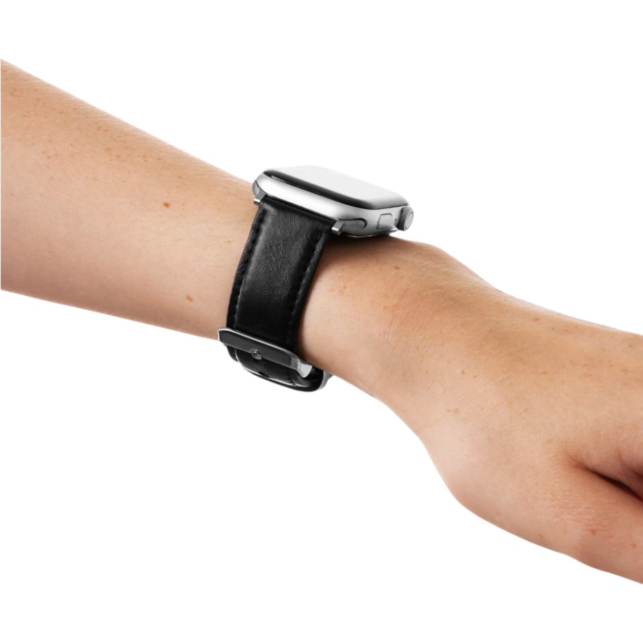 Apple Watch (38/40/SE/41/42mm) iDeal of Sweden Classic Vegan Leather Urrem - Iconic Black