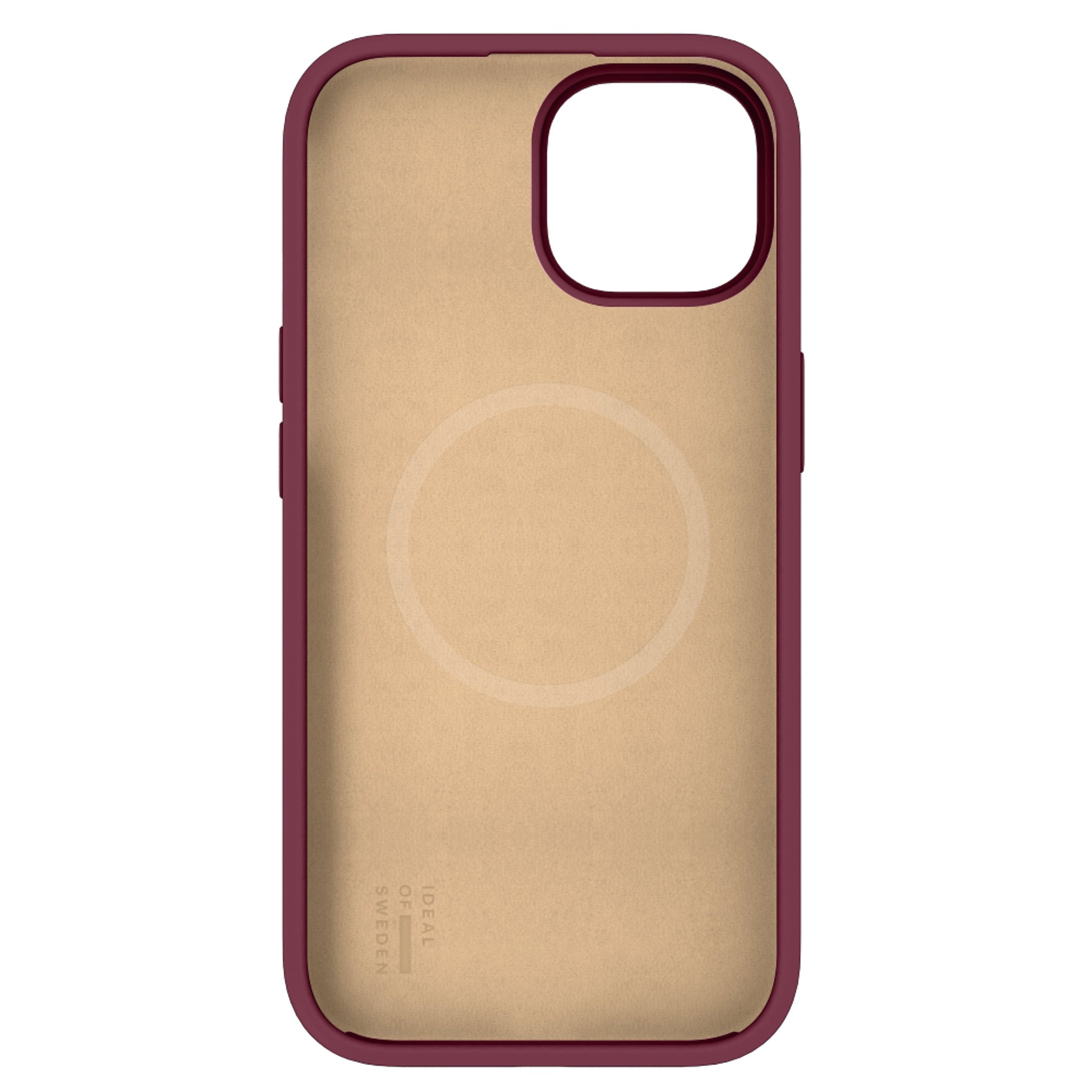 iDeal Of Sweden iPhone 17e / 16e / 15 / 14 / 13 Silicone Case - MagSafe Kompatibel - Fine Wine Bloom