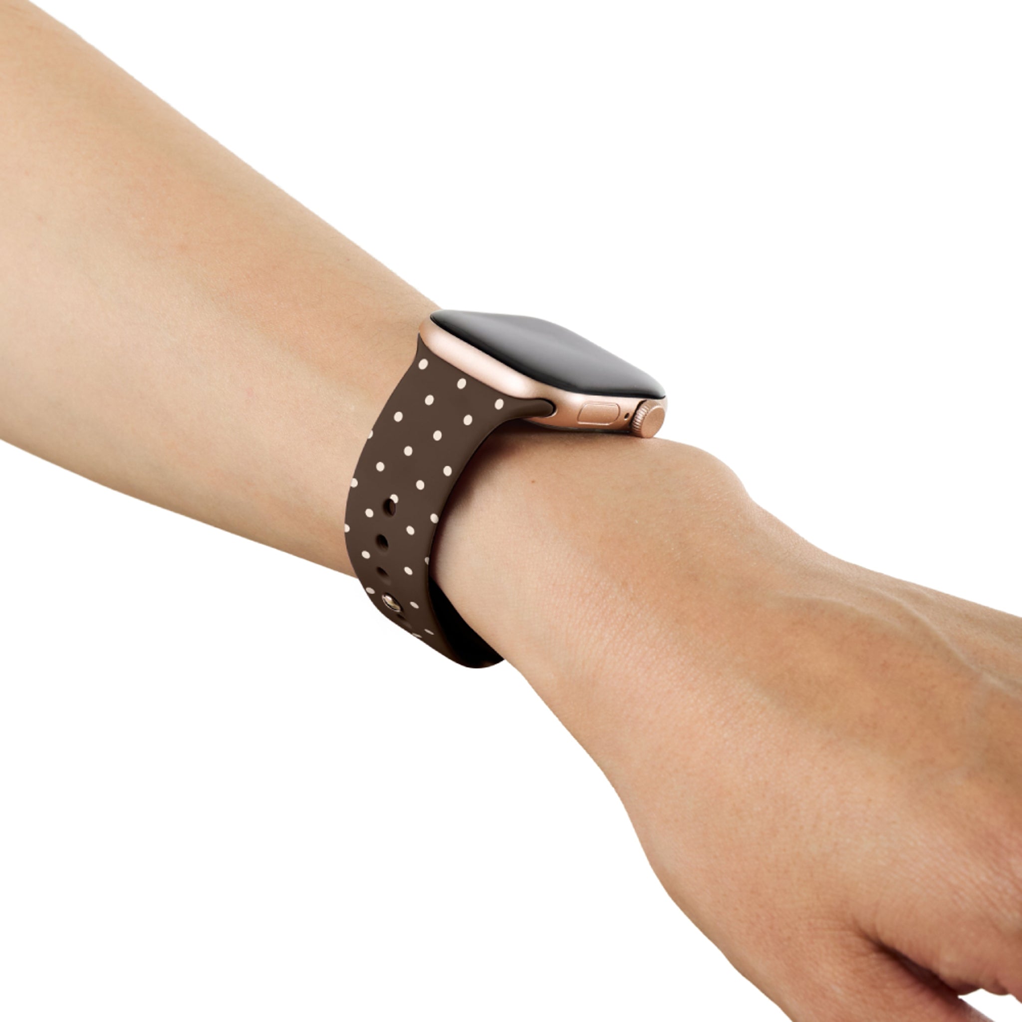 Apple Watch (42/44/SE/45/46/49mm) iDeal of Sweden Silikone Urrem - Str. M/L - The Dotty Edit