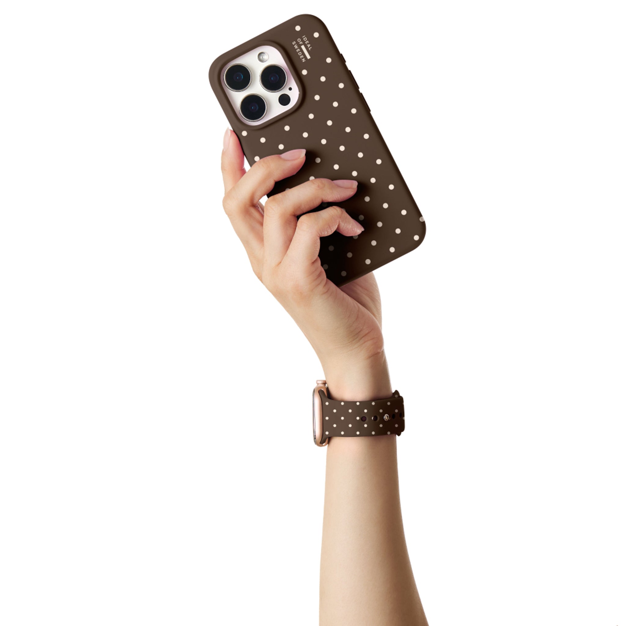 Apple Watch (42/44/SE/45/46/49mm) iDeal of Sweden Silikone Urrem - Str. M/L - The Dotty Edit