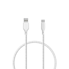 ËSSENTIALS by Upström 60W USB-A til USB-C Kabel 1.2m - Hvid