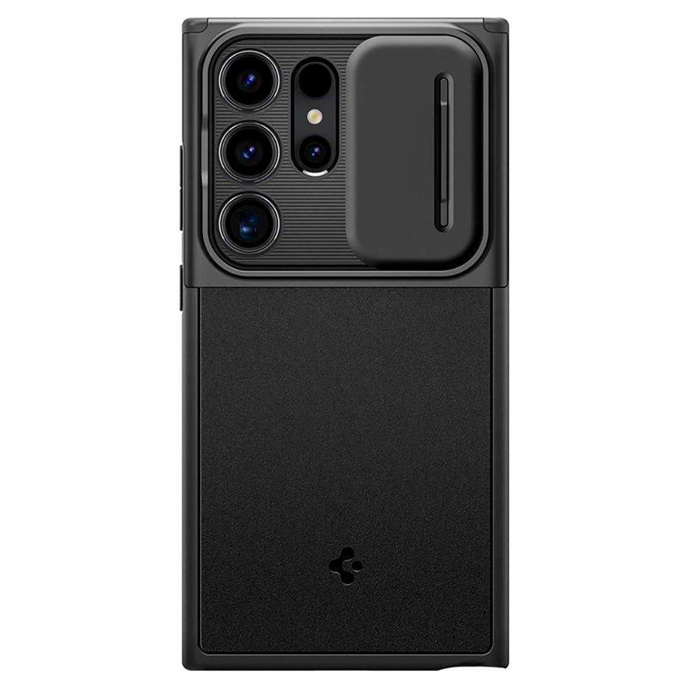 Samsung Galaxy S24 Ultra Spigen Optik Armor Cover - Sort