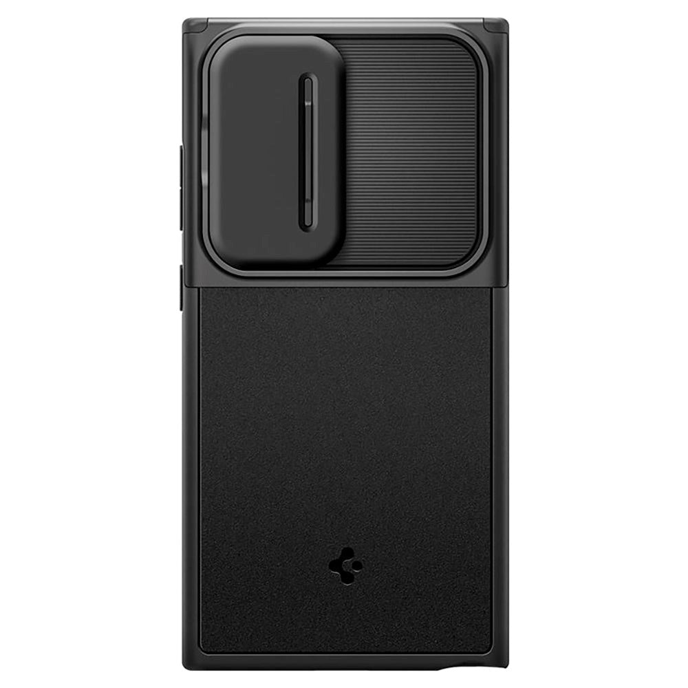 Samsung Galaxy S24 Ultra Spigen Optik Armor Cover - Sort