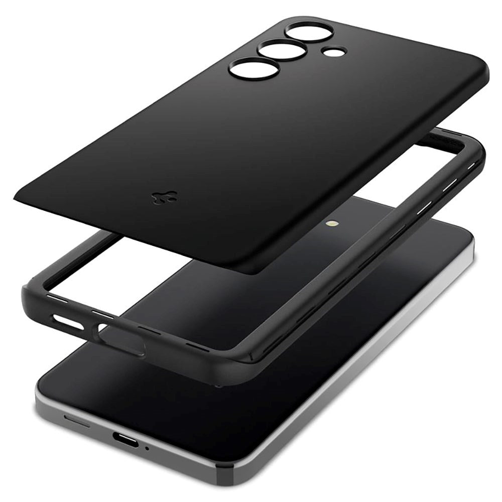 Samsung Galaxy S24 Spigen Thin Fit Cover - Sort