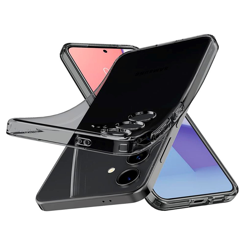 Samsung Galaxy S24+ (Plus) Spigen Liquid Crystal Cover - Gennemsigtig / Sort