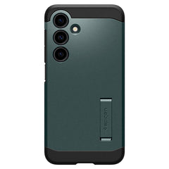Samsung Galaxy S24 Spigen Tough Armor Cover m. Kickstand - Mørkegrøn