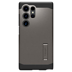 Samsung Galaxy S24 UItra Spigen Tough Armor Cover m. Kickstand - Gunmetal