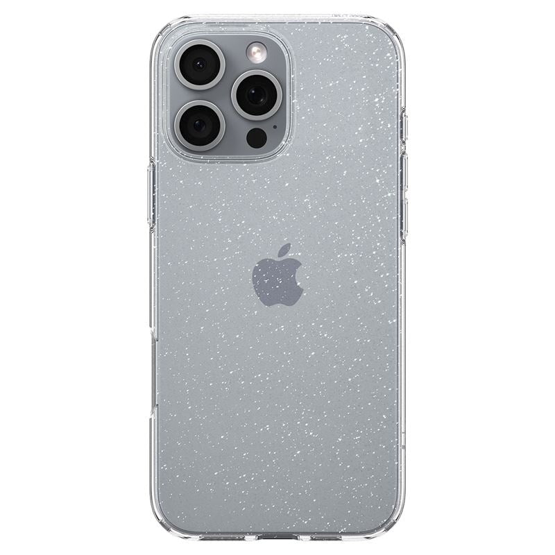 iPhone 16 Pro Max Spigen Liquid Crystal Glitter Cover - Gennemsigtig