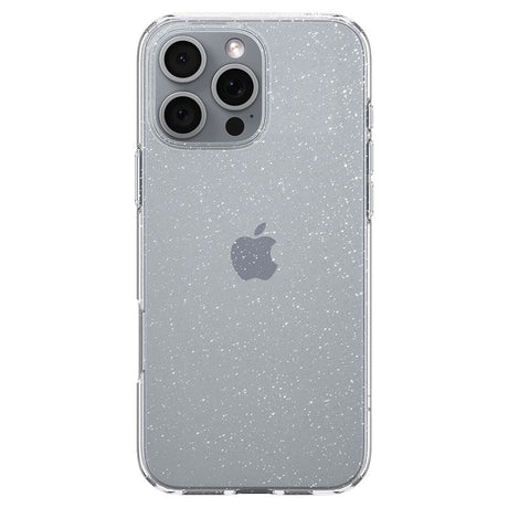 iPhone 16 Pro Max Spigen Liquid Crystal Glitter Cover - Gennemsigtig