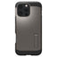 iPhone 16 Pro Max Spigen Tough Armor Cover m. Kickstand - MagSafe Kompatibel - Gunmetal